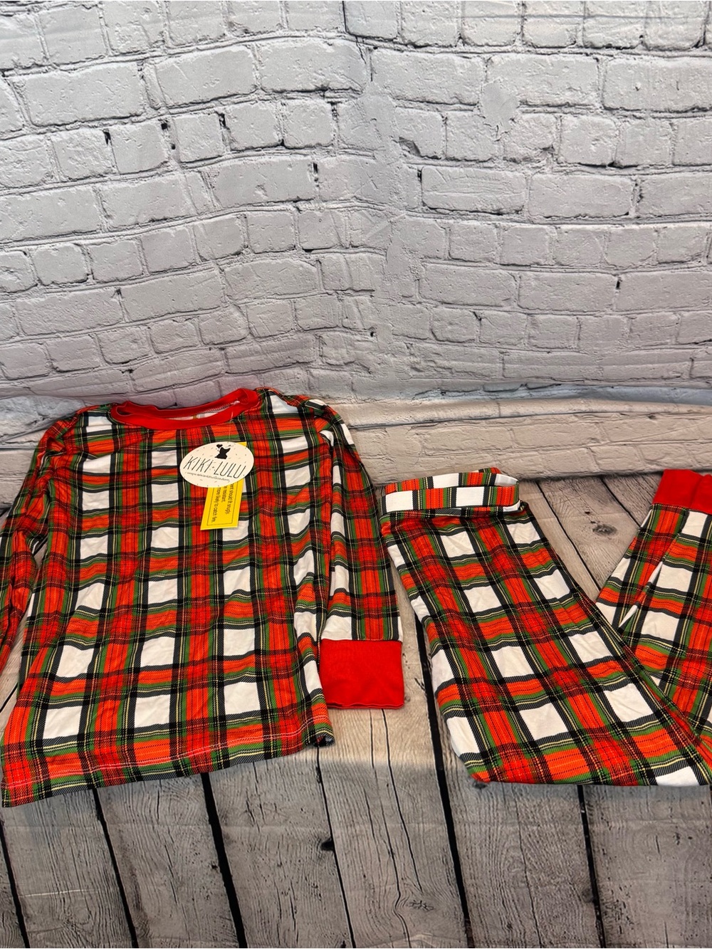 Kiki & Lulu Holiday Plaid Bamboo Pajama Set